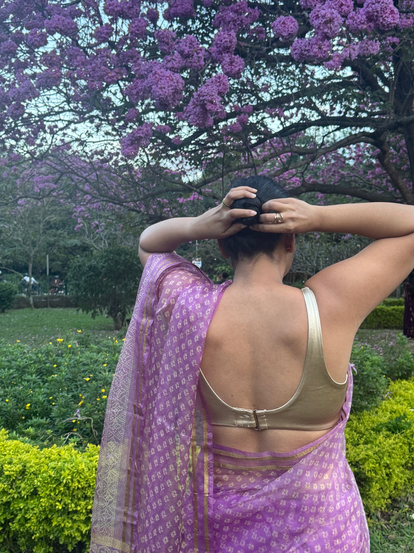 SABYA U-NECK CHAMPAGNE GOLD BLOUSE